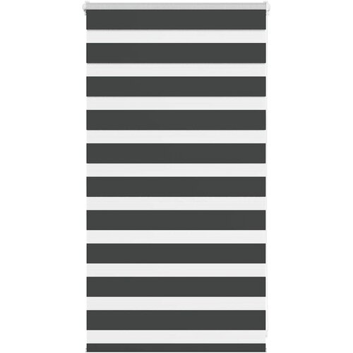 vidaXL Zavjesa zebra crna 85x100 cm širina tkanine 80,9 cm poliester Cijene