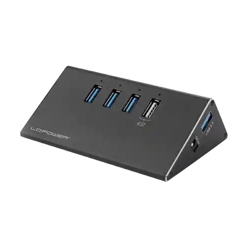 LC-Power LC POWER USB hub 3.0 LC-hub-ALU-2B-4 aluminijum sivi Cene
