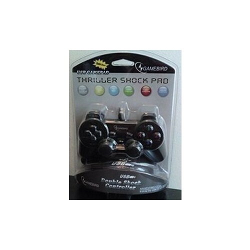 Gembird JPD-THRILLERSHOCK-BOX USB 2.0 analog vibration gamepad black gamepad Cene