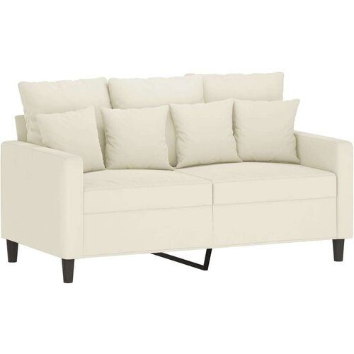 VidaXL 4-dijelni set sofa s jastucima krem bar&amp;scaron;unasti Slike