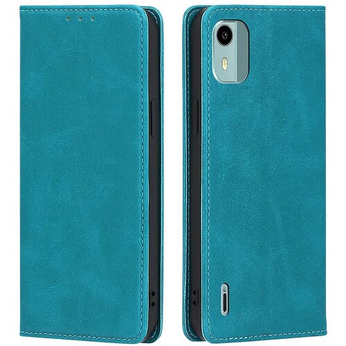 INORCO Za Nokia C12 4G / C12 Pro / C12 Plus magnetno stojalo za telefon, torbica, odporna na padce, PU usnjena denarnica Shell, (22035553) Slike