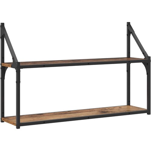  Stenska polica Montaža za steno Star les 80 x 21 x 51 cm, (5000306960) Cene
