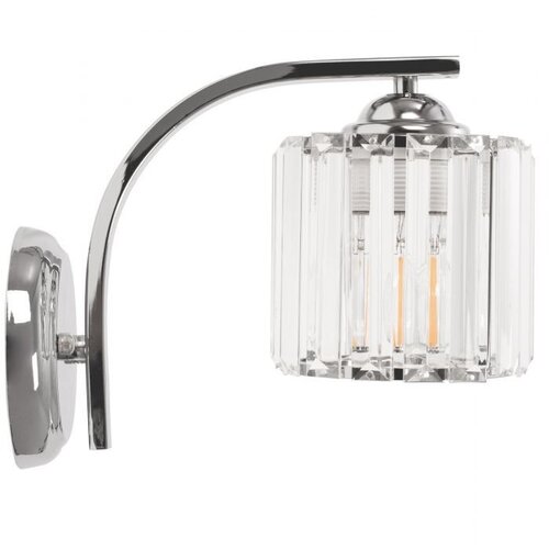 Toolight Kristalna zidna svjetiljka metalna krom APP509-1W Slike