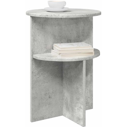  Bocni stol Betonska siva &amp;Oslash; 39,5 x 55 cm Konstruirano drvo Slike