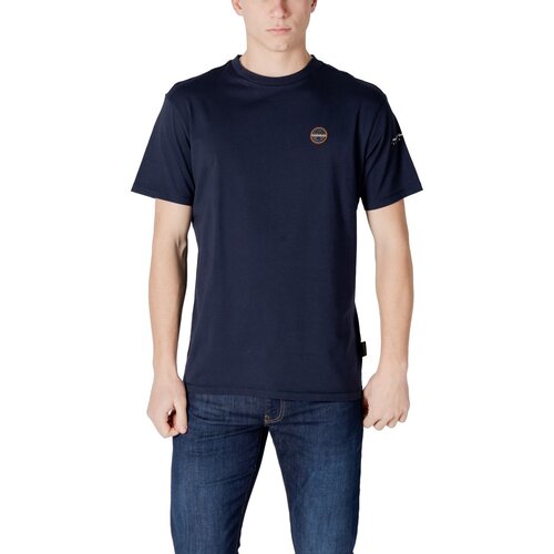 Napapijri Polo majice dolgi rokavi S-BADGE SS NP0A4I3N Modra Cene