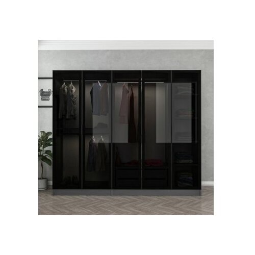  Ormar Kale 225x190x52cm Crni Slike