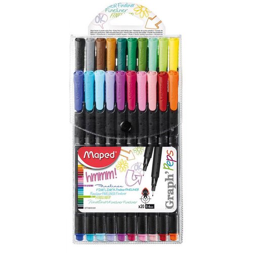 Maped Flomaster Fineliner Graph&amp;amp;apos;peps, 20 kosov Slike