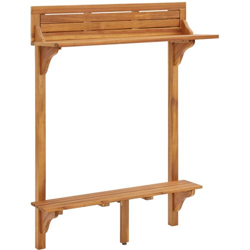  barski stol 90x37x122,5 cm masivno bagremovo drvo Slike