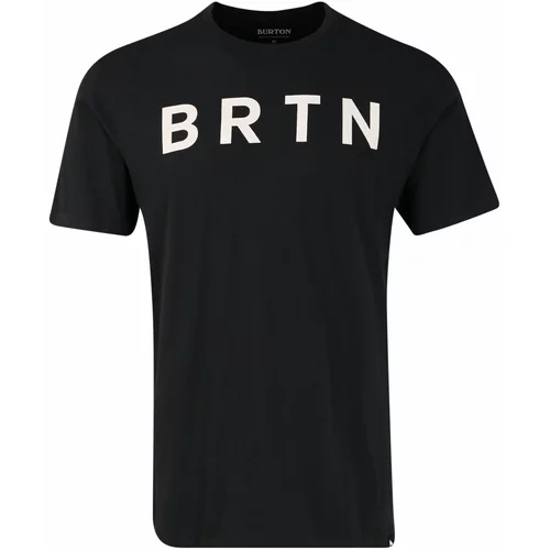 Burton Funkcionalna majica 'Men's BRTN Organic Short Sleeve T Shirt' črna / bela