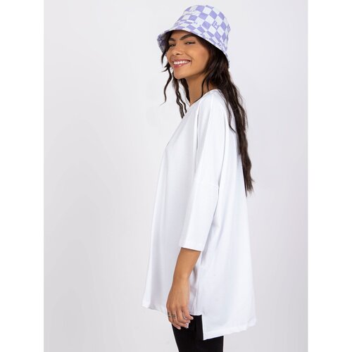 Fashion Hunters White blouse with Olivia RUE PARIS inscriptions Slike