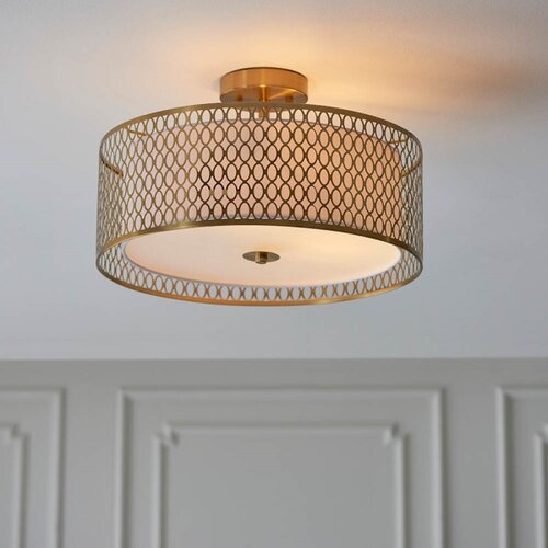 Endon 101568 - plafonski luster cordero 3xE27/10W/230V zlatna Slike