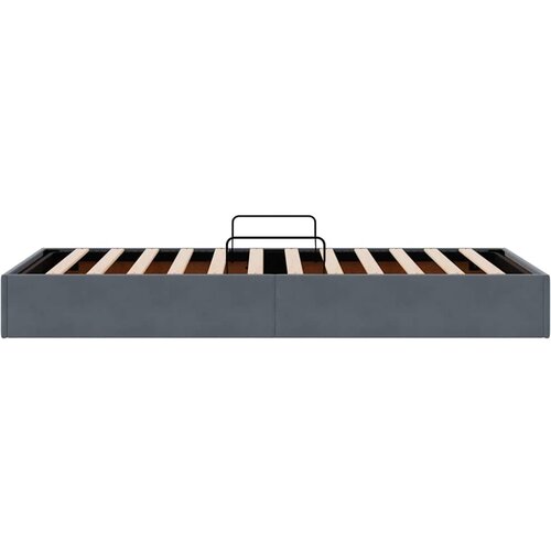  Krevet s od storage s uzglavljem Tamno siva 90 x 190 cm Bar&amp;scaron;un Slike