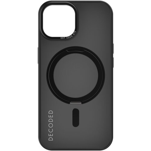 Decoded recycled plastic loop stand backcover iphone 15 black Slike