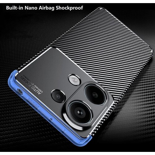 Techsuit CarbonFiber maska za Xiaomi Poco X6 Pro &amp;ndash; crna Slike
