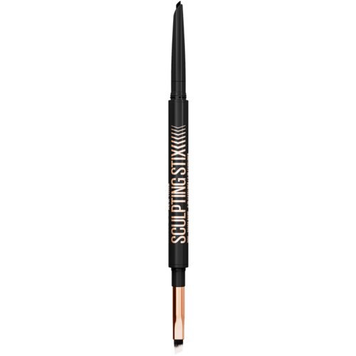 Maybelline Sculpting Stix samodejni svinčnik za oči s čopičem odtenek 16 Black Blur 1 kos Cene