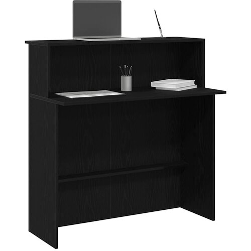  Recepcijski stol crni 100x50x103,5 cm izrađeno drvo Cijene