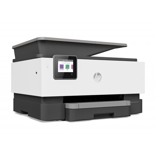 HP officejet pro 9010, A4, print/scan/copy/fax, print 22/18ppm, 1200x1200dpi, scan 1200dpi, duplex/adf, 2.65 touch lcd, usb/lan/wifi (3UK83B) all-in-one &amp;scaron;tampač Slike