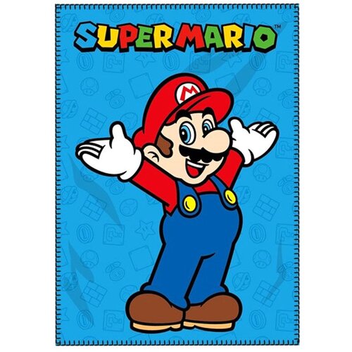 Super Mario Odeja iz flisa New Import NW1041 Super Mario 100 x 140 cm, (21598938) Cene