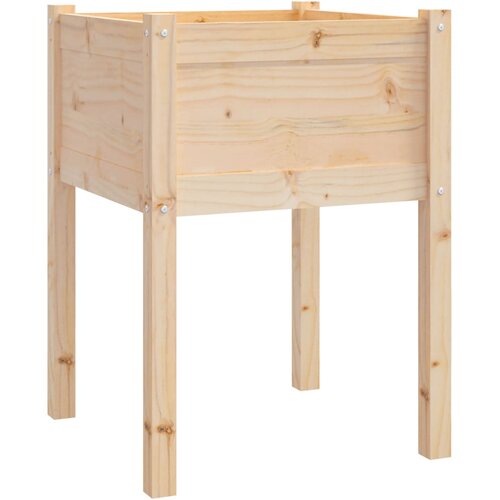  Vrtne sadilice 2 kom 50 x 50 x 70 cm od masivne borovine Slike