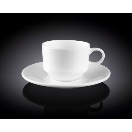  Skodelica in Podstavek, Porcelan, 140ml Cene