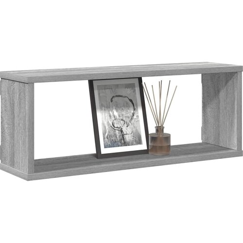 Kockaste zidne police 4 kom hrast sonoma 60 x 15 x 23 cm drvene Slike