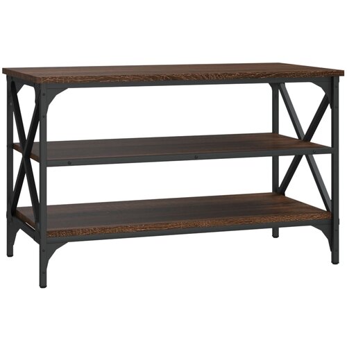 Maison Chic TV omarica - TV stojalo - Televizijska omarica rjavi hrast 80x40x50 cm inženirski les, (21698681) Slike