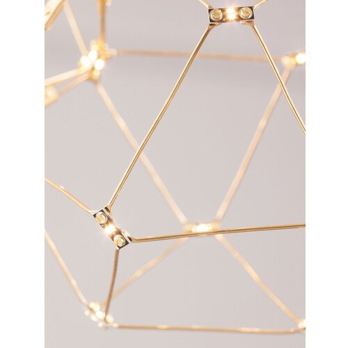 Nova Luce LED viseća svjetiljka aluminijska u zlatnoj boji Nebula &amp;ndash; Slike