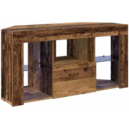  Kotni LED TV ormar 100 x 40 x 50 cm Staro drvo Slike