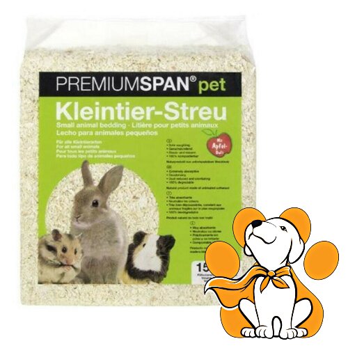 HVT premiumSpan Small Animal Bedding Apple 15l, Piljevina Sa Mirisom Jabuke Cene