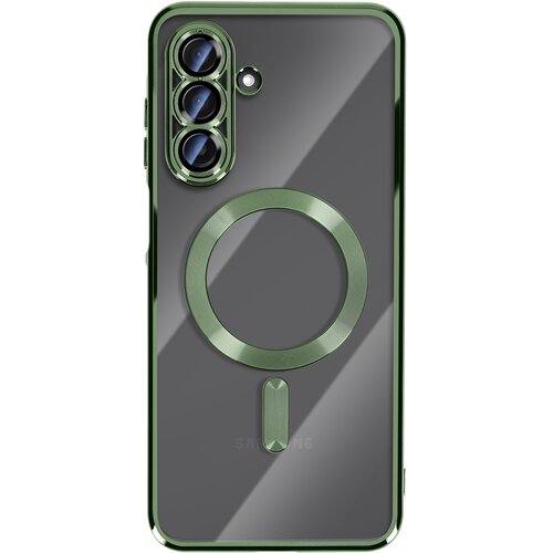 AVIZAR Ohi&scaron;je za Galaxy A17, združljivo z MagSafe, s kromiranim robom, Zelena, (5000189245) Cene