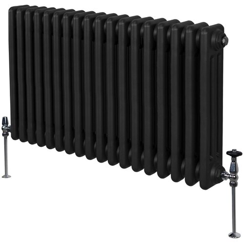 Monster tradicionalni radiator s 3 stebri - 600 x 832 mm - črn, (21569752) Cene