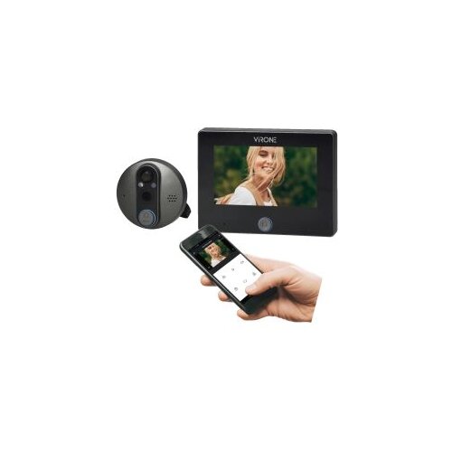 VIRONE Digitalna &scaron;pijunka za ulazna vrata, Smart, 4.3", LCD, WiFi - DV-3 Cijene