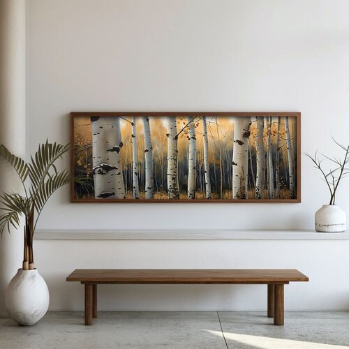 WALLXPERT FAH091-150 Multicolor Decorative Framed MDF Painting Cene