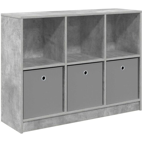  Kreveta s ladicama Betonski sivi 102 x 32 x 73,5 cm Slike