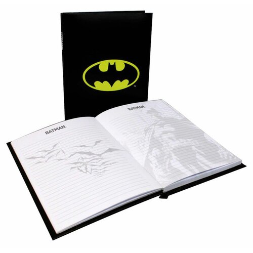 Batman DC Comics logo light notebook Cene