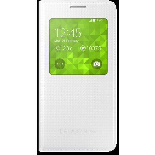Samsung original S-View EF-CG850BW preklopna torbica Galaxy Alpha G850 bela Cene