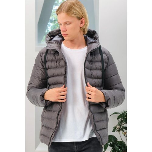 Dewberry M8658 MEN&amp;#039;S COAT-PLAIN ANTHRACITE Slike