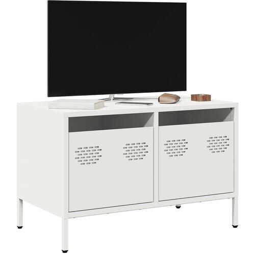 TV ormarić bijeli 68 x 39 x 43,5 cm hladno valjani čelik Cijene