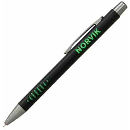  Kemični svinčnik Norvik, kovinski, črno zelen