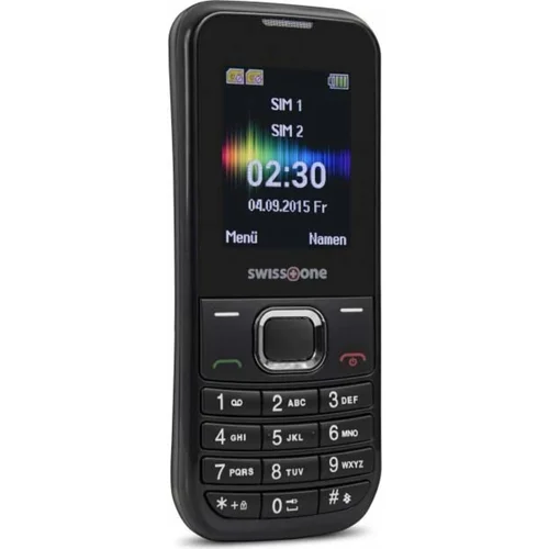 Swisstone SC 230 Dual SIM mobilni telefon Crna