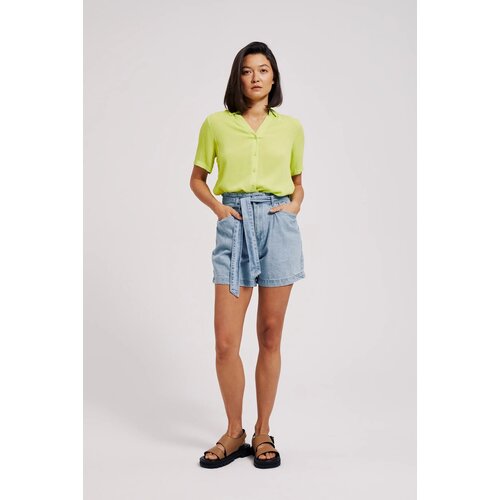 Moodo Women&amp;#039;s denim shorts - light blue Slike