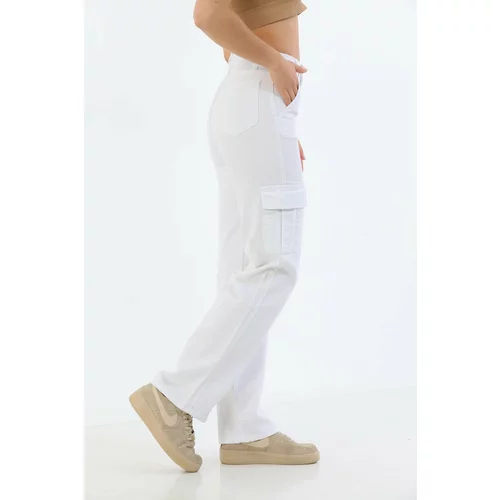 BİKELİFE Pants - White - Cargo