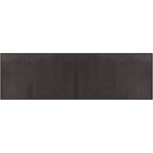  Pravokutni tepih tamnosmeđi 60x200 cm bambus Slike