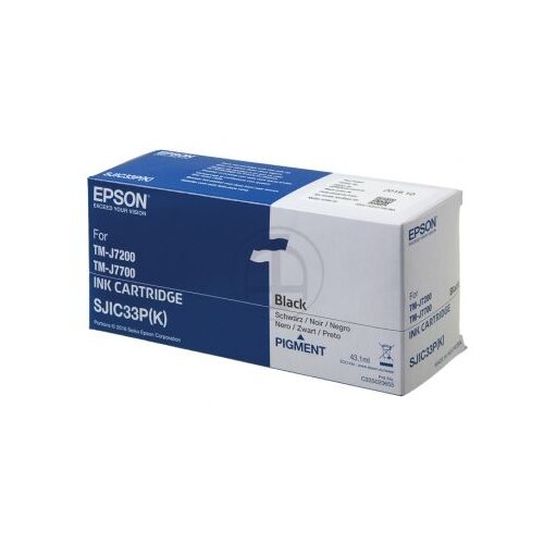 Epson Sjic33P(K) črna kartu&amp;scaron;a - Tm-J7200/770, (22112334) Slike
