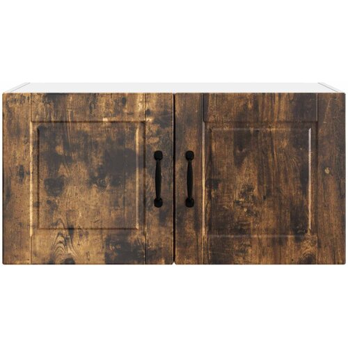  Ormar za Zid Dimljeni hrast 80 x 31 x 40 cm Konstruirano drvo Slike