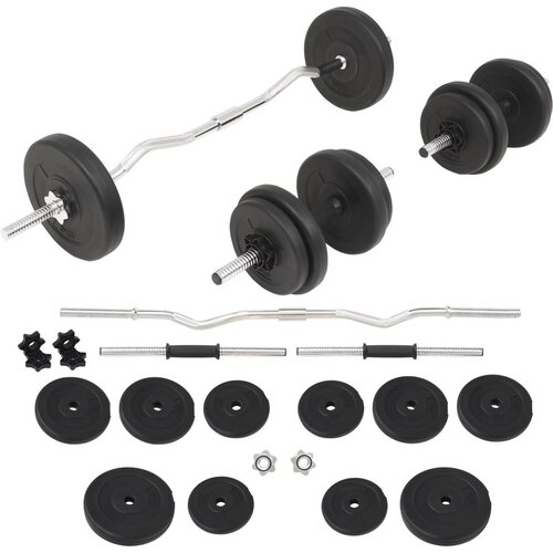 vidaXL Set Šipki i Utega 30 kg Cijene