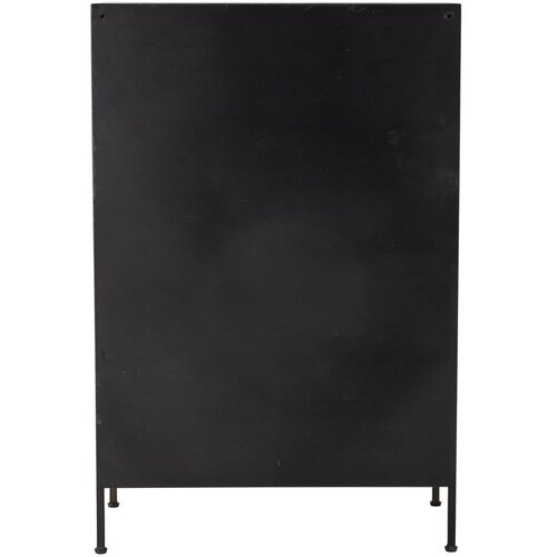 Bloomingville Crna/smeđa metalna komoda 60,5x92x33,5 cm Matteo &amp;ndash; Slike