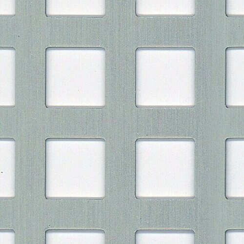 KANTOFLEX Kvadratna perforirana ploča (500 x 250 mm, Debljina: 0,8 mm, Aluminij, Eloksirano) Cijene