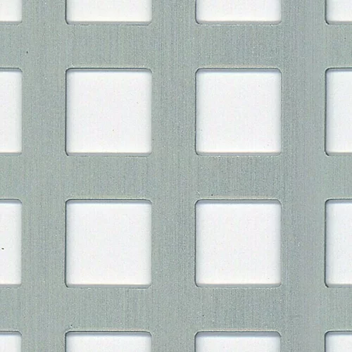 KANTOFLEX Kvadratna perforirana ploča (500 x 250 mm, Debljina: 0,8 mm, Aluminij, Eloksirano)
