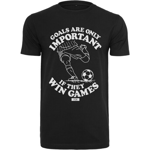 Merchcode Footballs Coming Home Important Games Tee black Cene